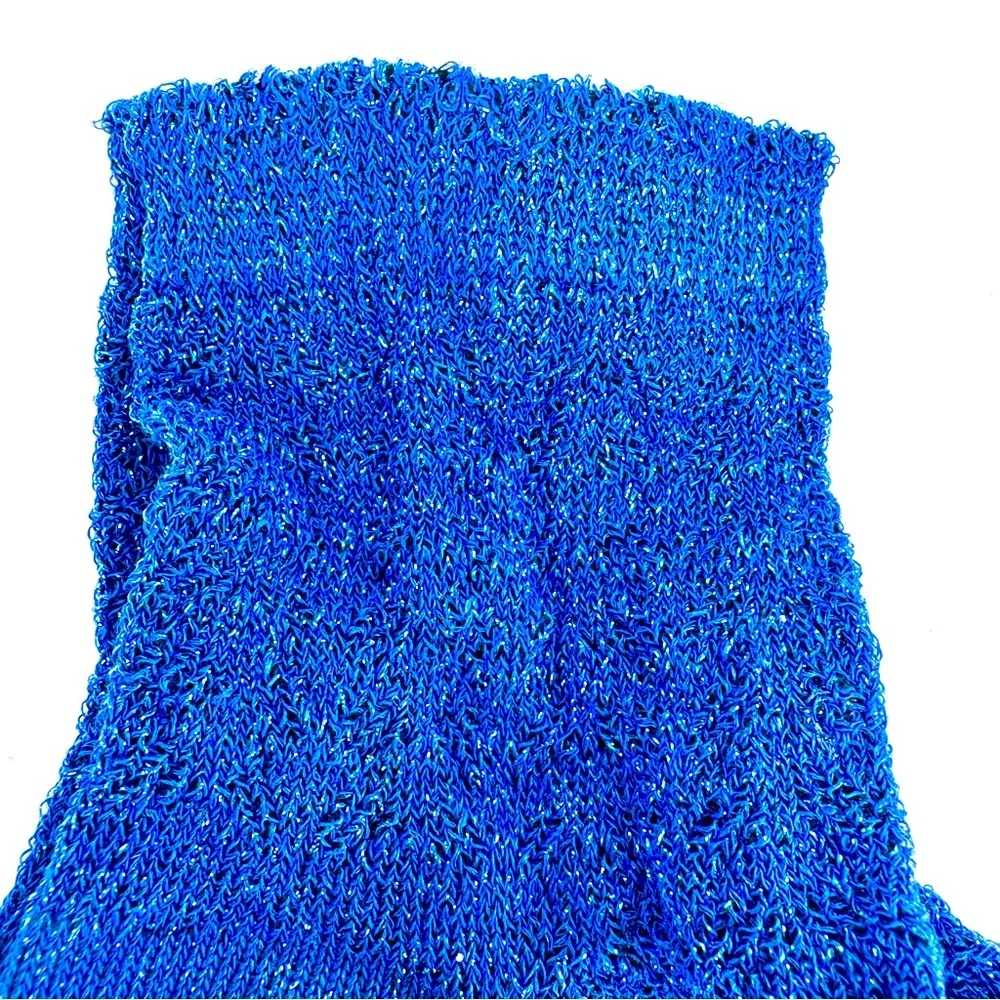 Blue Sparkle Glitter Ankle Socks NWT